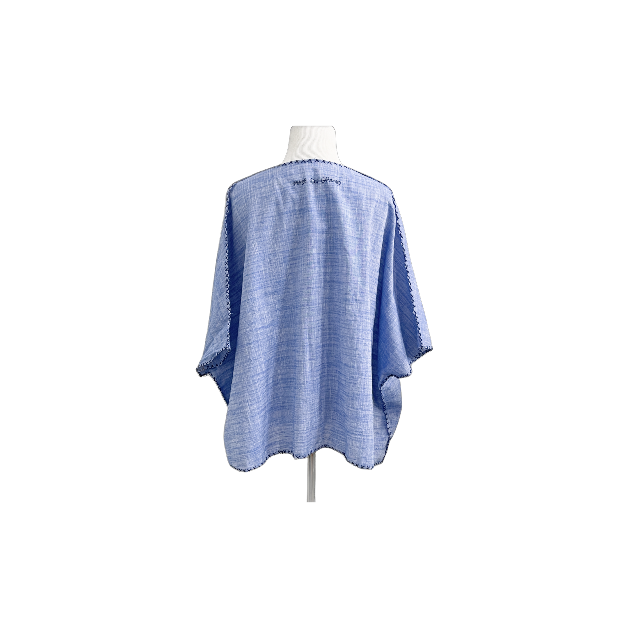 Short sleeve linen top